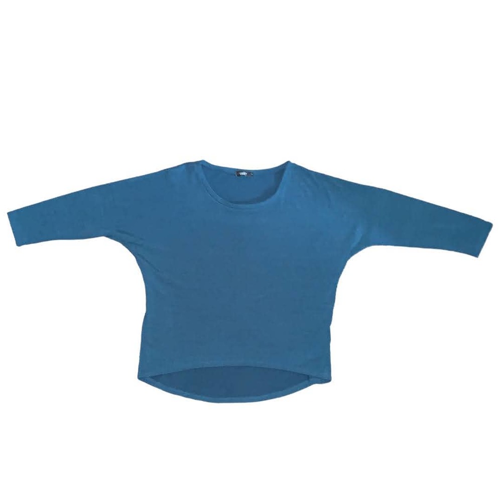 UGET Blue 3/4 sleeve Top Size Large